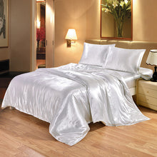 Load image into Gallery viewer, Luxury Bedding Set Satin Silk Duvet Cover Pillowcase Bed Sheet Comforter Bedding Sets Twin Single Queen King Size Bed Set