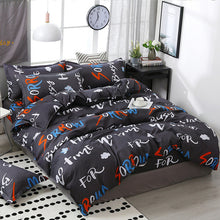 Load image into Gallery viewer, FUNBAKY 3/4pcs/Set Leopard Pink Comforter Bedding Sets Cotton Duvet Cover Set Pillowcase Bed Linen Linings Home Textile