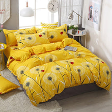 Load image into Gallery viewer, FUNBAKY 3/4pcs/Set Leopard Pink Comforter Bedding Sets Cotton Duvet Cover Set Pillowcase Bed Linen Linings Home Textile