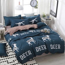 Load image into Gallery viewer, FUNBAKY 3/4pcs/Set Leopard Pink Comforter Bedding Sets Cotton Duvet Cover Set Pillowcase Bed Linen Linings Home Textile