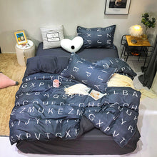 Load image into Gallery viewer, Home Textile Cartoon Happy Family Winter 3/4pcs Child Adult Bedding Set Luxury Comfortable Bedclothes Duvet Cover Bed Linen