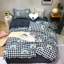 Load image into Gallery viewer, Home Textile Cartoon Happy Family Winter 3/4pcs Child Adult Bedding Set Luxury Comfortable Bedclothes Duvet Cover Bed Linen