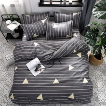 Load image into Gallery viewer, Wongs Bedding Fashion Bedding Set Home Textile Classic Duvet cover Bed Linen Single Queen King Size 3PCS Dropshipping
