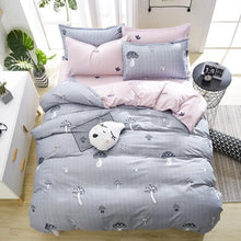 Load image into Gallery viewer, Bedding Set Fashion house luxury bed cover sheet Pillowcase Wavy stripes Home textile Family Bed Linens High Quality