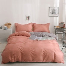 Load image into Gallery viewer, claroom pink Bedding Sets polka dot pattern bed linens cute Duvet Cover Set Quilt cover Pillowcase AR41#