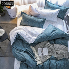 Load image into Gallery viewer, Custom Soft Bedding Sets USA Russia Europe King Queen Size Duvet Cover Set Soft Sheet Set Single 200*200 bed linen Black Star