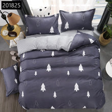 Load image into Gallery viewer, Custom Soft Bedding Sets USA Russia Europe King Queen Size Duvet Cover Set Soft Sheet Set Single 200*200 bed linen Black Star