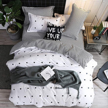 Load image into Gallery viewer, Yellow duck Soft comfortable 4pcs Bedding Set Bed Linen Bed Set Sheet Duvet Cover Pillowcase king queen full twin size