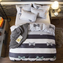 Load image into Gallery viewer, Yellow duck Soft comfortable 4pcs Bedding Set Bed Linen Bed Set Sheet Duvet Cover Pillowcase king queen full twin size