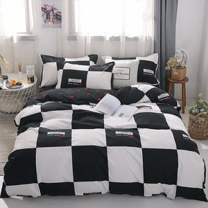 Home Textile Cartoon Happy Family Winter 3/4pcs Child Adult Bedding Set Luxury Comfortable Bedclothes Duvet Cover Bed Linen