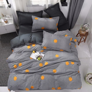 Home Textile Cartoon Happy Family Winter 3/4pcs Child Adult Bedding Set Luxury Comfortable Bedclothes Duvet Cover Bed Linen