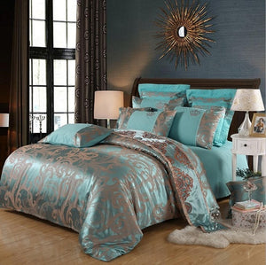 SlowDream Bed Linen Euro Cotton Decor Bedspread Double Queen King Bedding Set Duvet Cover Bed Sheet Pillowcases Home Bedding Set