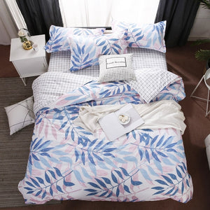 Wongs Bedding Fashion Bedding Set Home Textile Classic Duvet cover Bed Linen Single Queen King Size 3PCS Dropshipping