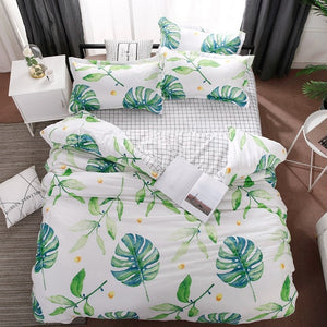 Wongs Bedding Fashion Bedding Set Home Textile Classic Duvet cover Bed Linen Single Queen King Size 3PCS Dropshipping