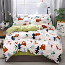 Load image into Gallery viewer, Wongs Bedding Fashion Bedding Set Home Textile Classic Duvet cover Bed Linen Single Queen King Size 3PCS Dropshipping
