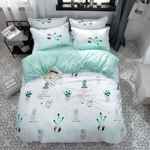 Wongs Bedding Fashion Bedding Set Home Textile Classic Duvet cover Bed Linen Single Queen King Size 3PCS Dropshipping