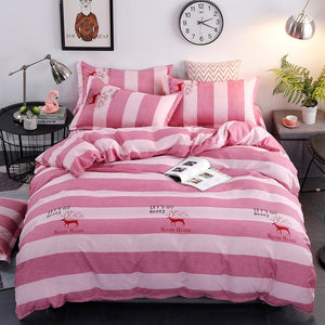 Wongs Bedding Fashion Bedding Set Home Textile Classic Duvet cover Bed Linen Single Queen King Size 3PCS Dropshipping