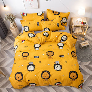 Wongs Bedding Fashion Bedding Set Home Textile Classic Duvet cover Bed Linen Single Queen King Size 3PCS Dropshipping