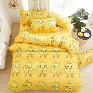 Bedding Set Fashion house  luxury bed cover sheet Pillowcase Wavy stripes Home textile  Family Bed Linens  High Quality