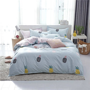 SlowDream Flat Sheets Bedding Set Nordic Double Twin Bedspread Duvet Cover Set Home Decor Bed Linen Set Bedclothes Adult Bedding