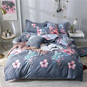 SlowDream Flat Sheets Bedding Set Nordic Double Twin Bedspread Duvet Cover Set Home Decor Bed Linen Set Bedclothes Adult Bedding