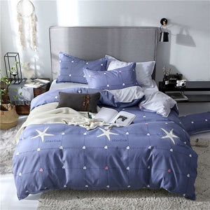 SlowDream Flat Sheets Bedding Set Nordic Double Twin Bedspread Duvet Cover Set Home Decor Bed Linen Set Bedclothes Adult Bedding