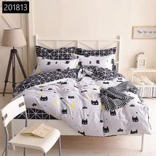 Load image into Gallery viewer, Custom Soft Bedding Sets USA Russia Europe King Queen Size Duvet Cover Set Soft Sheet Set Single 200*200 bed linen Black Star
