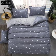 Load image into Gallery viewer, Custom Soft Bedding Sets USA Russia Europe King Queen Size Duvet Cover Set Soft Sheet Set Single 200*200 bed linen Black Star
